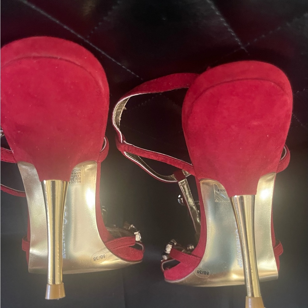 Bcbgeneration Beaded Heels. Euc - image 4